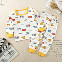 Thumbnail for SleepBuddy – Pehmeä ja mukava – lasten pitkähihainen pyjamasetti