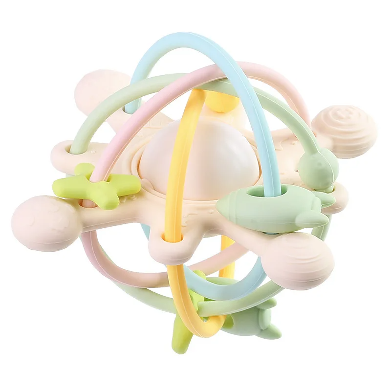 Sensory Rattle Ball™ – Soft Grab hauskaa – Vauva silikoni hammaslelut