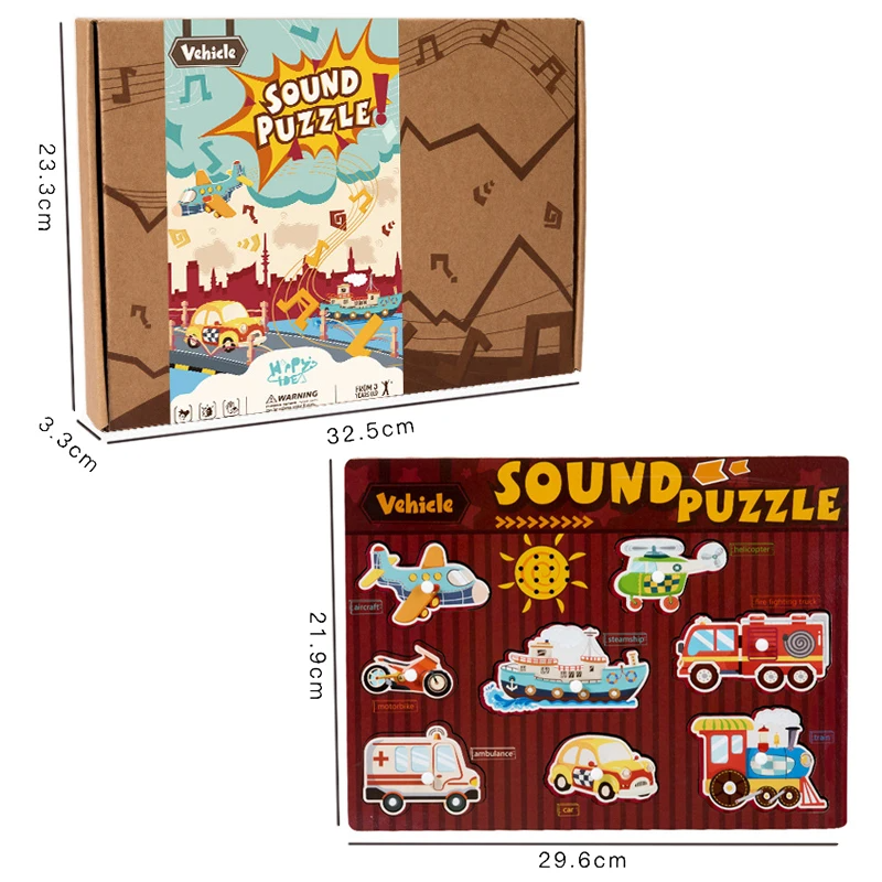 Sound Matching Game™ – Kuuntele & löydä – Opettavainen palapeli