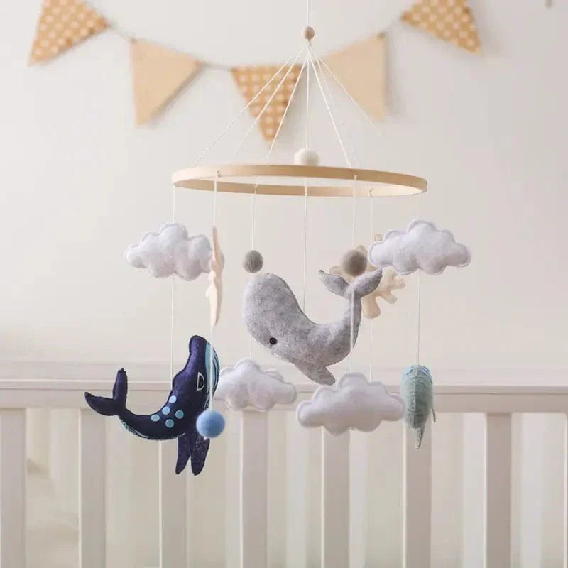 LittleNest – Luonnollinen rauha – Puinen vauvan mobiili