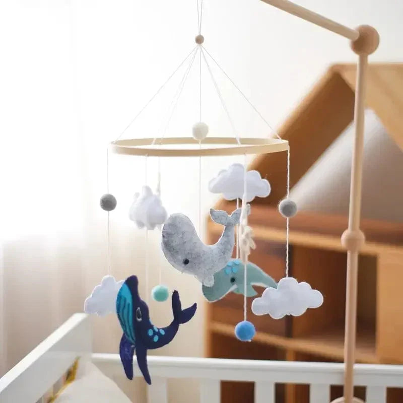 LittleNest – Luonnollinen rauha – Puinen vauvan mobiili