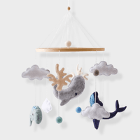 Thumbnail for LittleNest – Luonnollinen rauha – Puinen vauvan mobiili
