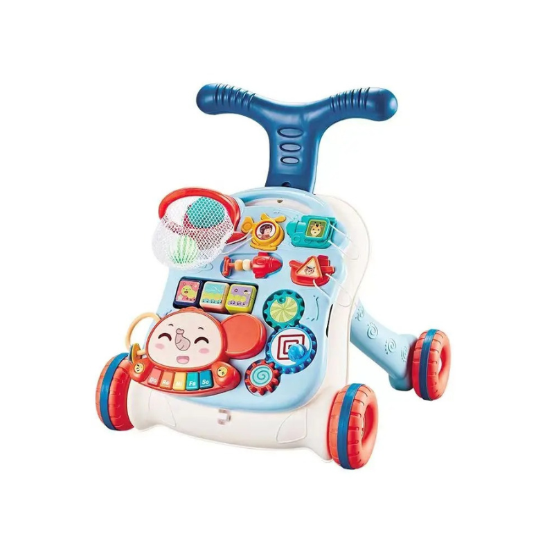 Baby Walker – Turvallinen ja vuorovaikutteinen - 3-in-1 vauvan kävelykouluttaja ja leikkikeskus
