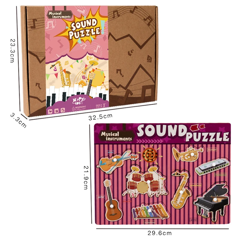 Sound Matching Game™ – Kuuntele & löydä – Opettavainen palapeli