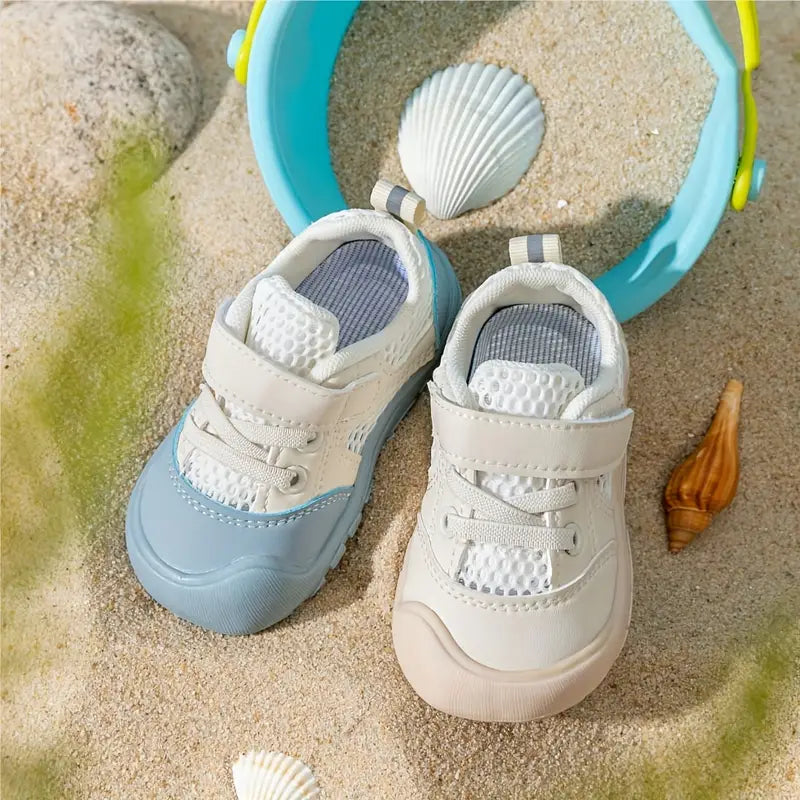 TinySteps Kids - Luonnollinen ja turvallinen - Barefoot-vauvankengät Sininen