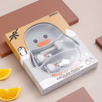 Thumbnail for MiniMeal – Turvallinen ja luistamaton – silikoninen pikkulasten lautasetti ja ruokailuvälineet