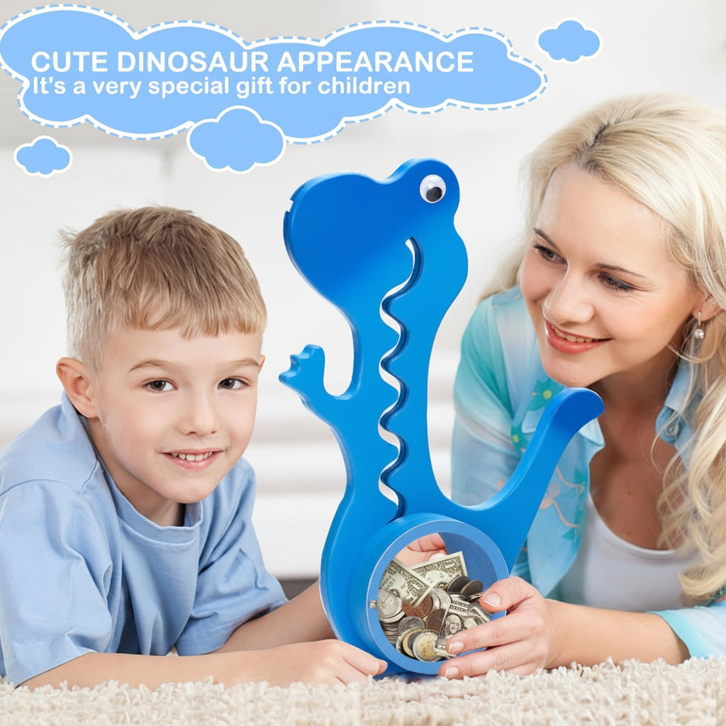 DinoSave – Söpö ja käytännöllinen – Dinosaurus-säästöpossu