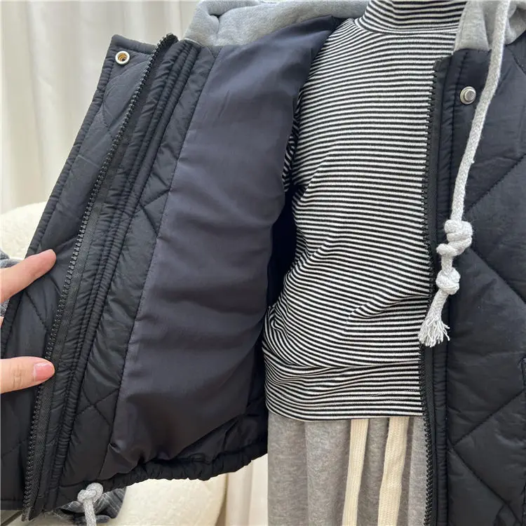 CozyShield – Lämmin ja tyylikäs – toppatakki hupparilla