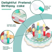 Thumbnail for TinyChef – Opettavainen ja hauska – Puinen keittiösetti kakulla ja lisävarusteilla