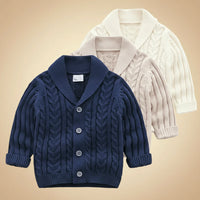 Thumbnail for CozyCub – Mukava ja tyylikäs – neulottu lasten neuletakki