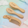 Personalized Hairbrush – Pehmeä ja ainutlaatuinen – yksilöllinen vauvan hiusharjasetti