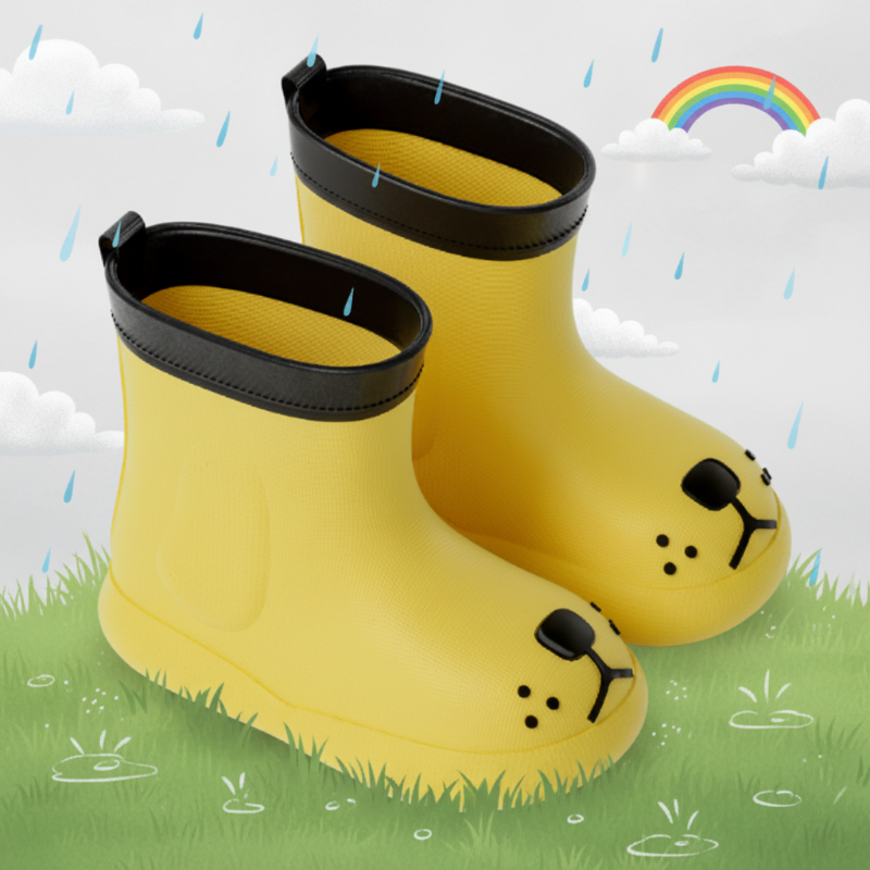 PuddlePaws Kids – Vedenpitävä ja leikkisä – Woef-sadekengät