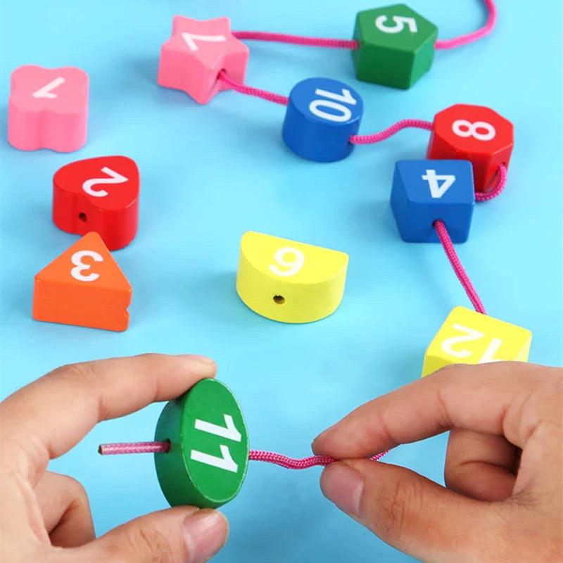 Learning Clock™ – Leiki & opi kellonajat – Puinen kello