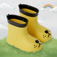 Thumbnail for PuddlePaws Kids – Vedenpitävä ja leikkisä – Woef-sadekengät