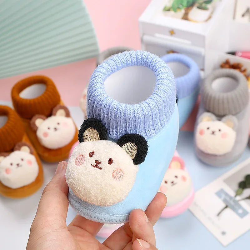 CuddleSteps – Lämmin ja luistamaton – Eläimet Vauvan tossut