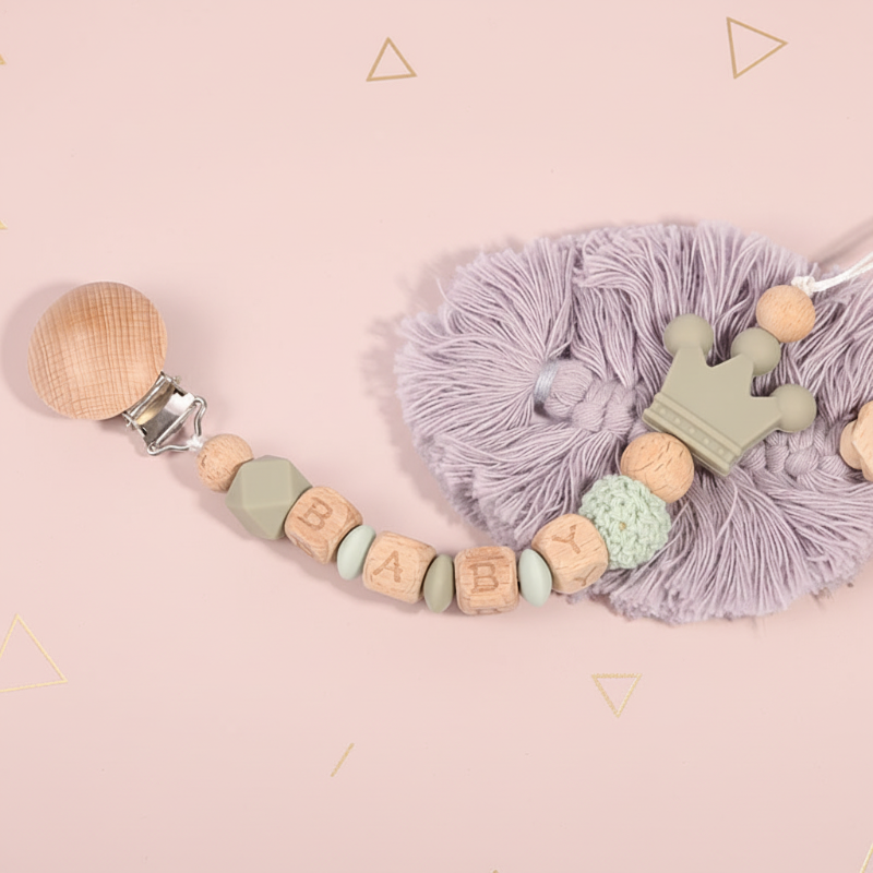 Personalized Pacifier Chain – Turvallinen ja tyylikäs – yksilöllinen tutinpidike