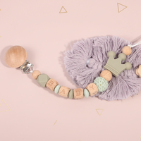 Thumbnail for Personalized Pacifier Chain – Turvallinen ja tyylikäs – yksilöllinen tutinpidike