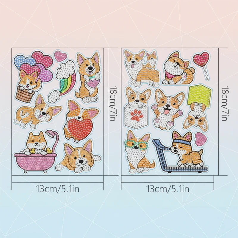 GemArt – Varjoisa ja kiiltävä – timanttimaalaus tarrat