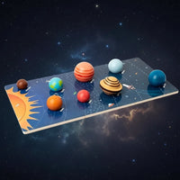 Thumbnail for Wooden Solar System – Opetuksellinen ja tutkiva – Planeettojen leikkisetti
