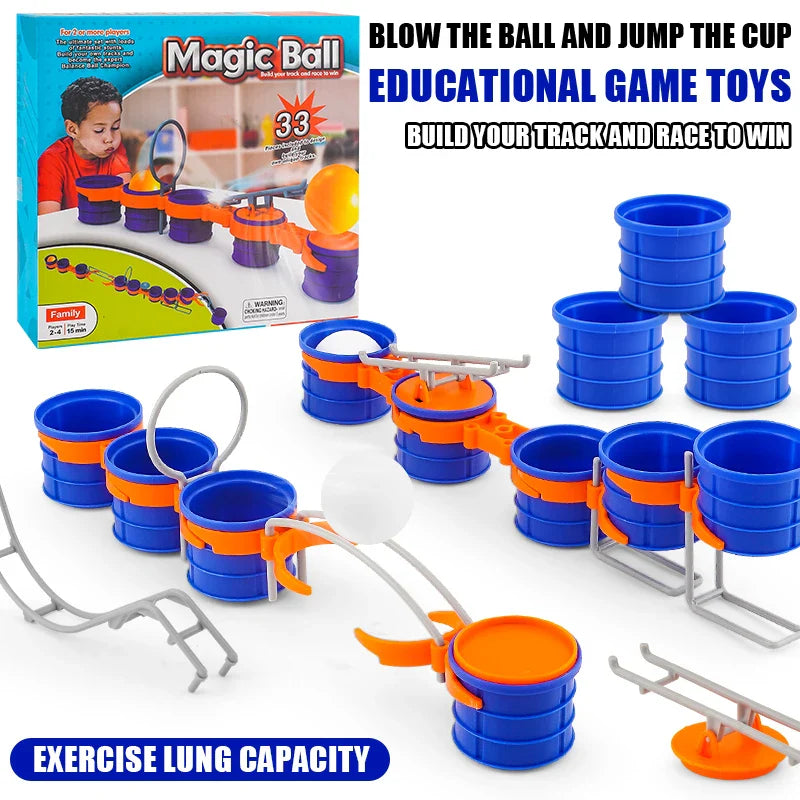 Cup Jump Ball Game – Aktiivinen ja vuorovaikutteinen – Puff Ball -seurapeli