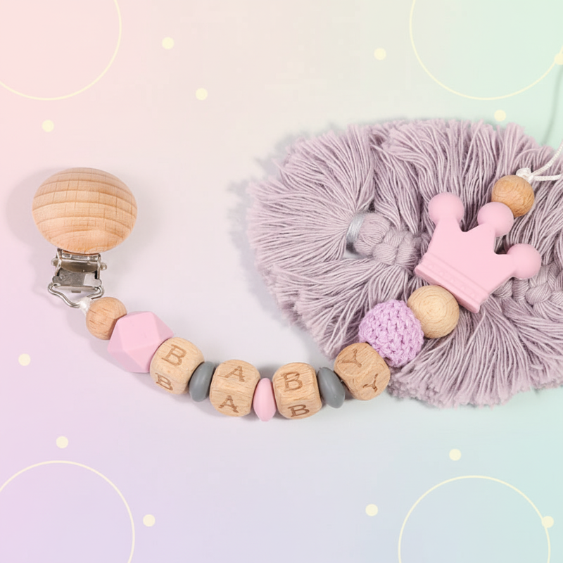 Personalized Pacifier Chain – Turvallinen ja tyylikäs – yksilöllinen tutinpidike