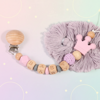 Thumbnail for Personalized Pacifier Chain – Turvallinen ja tyylikäs – yksilöllinen tutinpidike