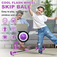 Thumbnail for Flash Wheel Skip Ball – Aktiivinen & energinen – Yksijalkainen pomppupallo