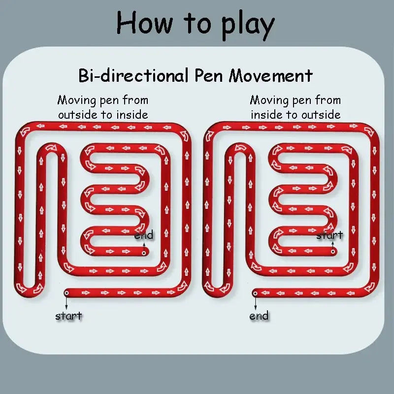 BrainBoost Puzzle Toy Pen™ - Treenaa aivojasi - Lasten puinen kynäpeli