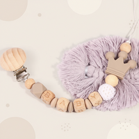 Thumbnail for Personalized Pacifier Chain – Turvallinen ja tyylikäs – yksilöllinen tutinpidike