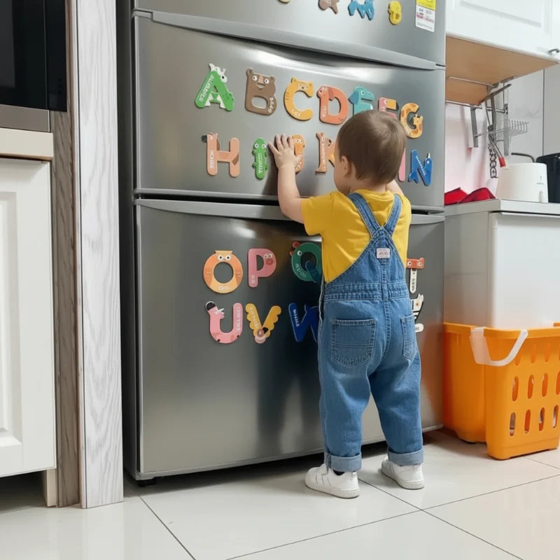 Magnetic Alphabet – Oppiminen ja leikit – Magneettikirjainsarja