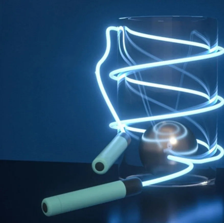 GlowRope – Ainutlaatuinen ja energinen – Valoa heijastava hyppynaru
