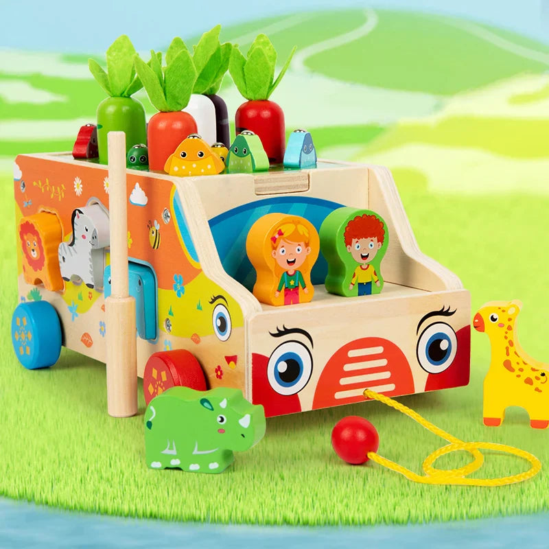 Montessori Animal Matching Toy – Opetuksellinen ja vuorovaikutteinen – Palapelipeli