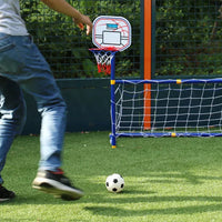 Thumbnail for Kids Ball Games - Kaksinkertainen pelinautinto – jalkapallo- ja koripallolelusetti