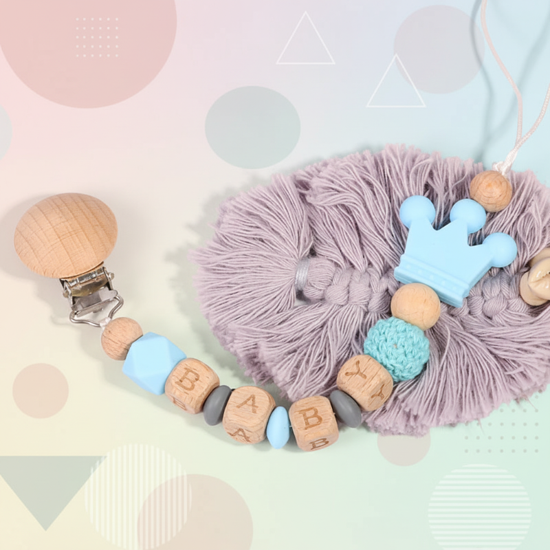 Personalized Pacifier Chain – Turvallinen ja tyylikäs – yksilöllinen tutinpidike