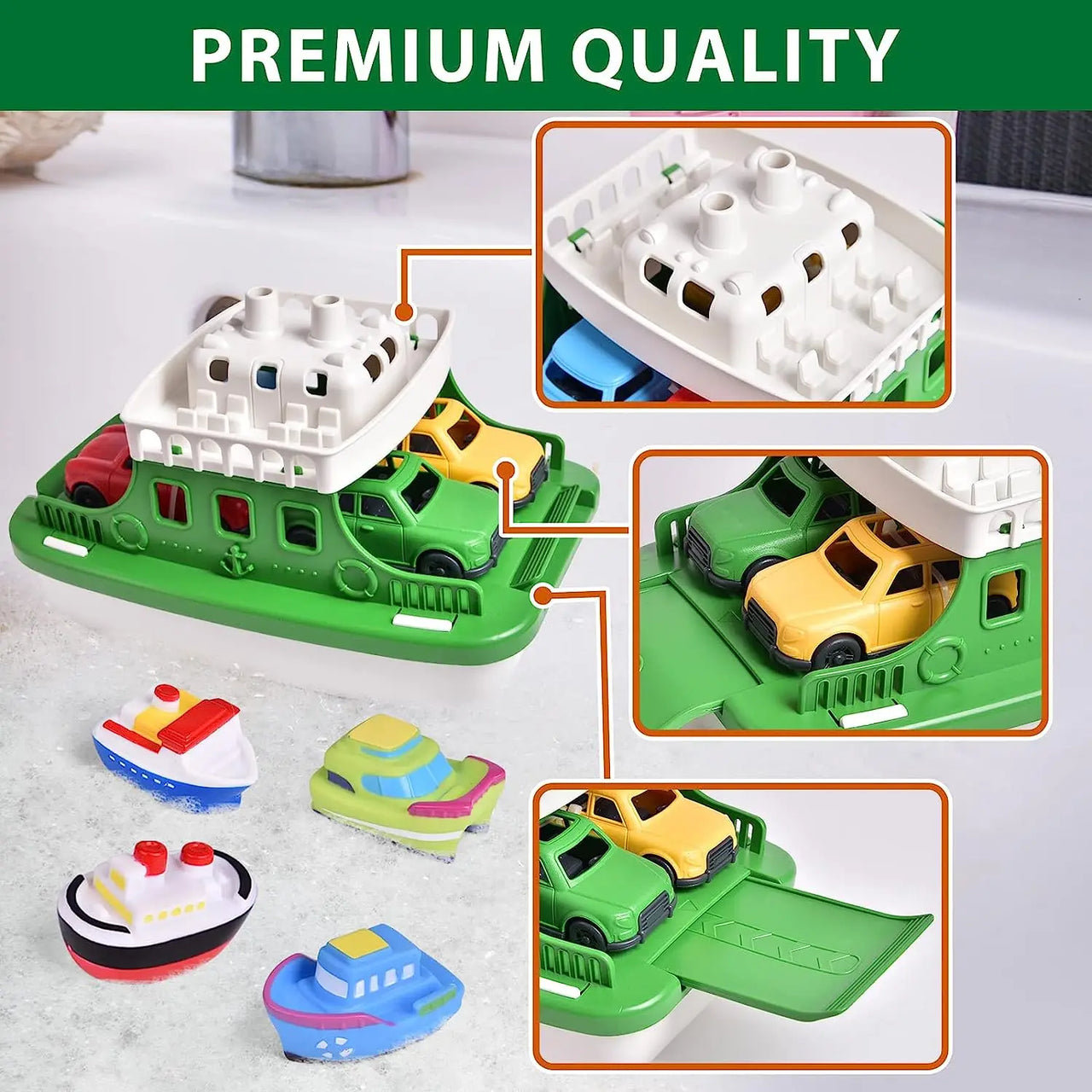 Mini Ferry™ - Splash & Leikki - Vesilelu Vene