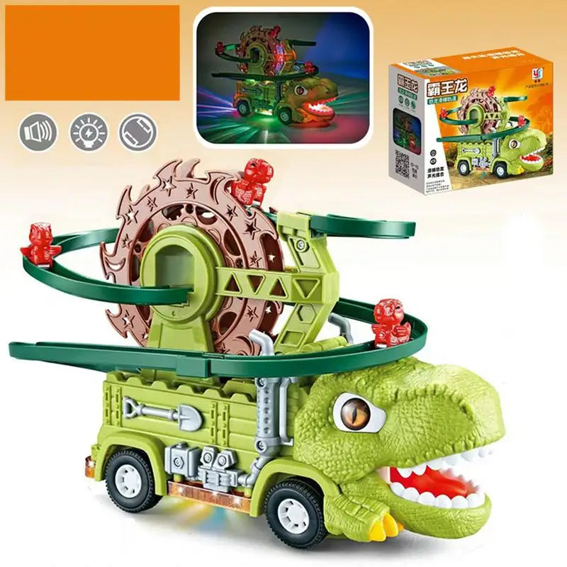 Dino Slide Truck™ - Kiipeile ja kisaa dinosaurusten kanssa! - Dinosaurus-rekka