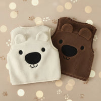 Thumbnail for Baby Bear Fleece Vest – Lämmin ja pehmeä – Lasten karhuliivi