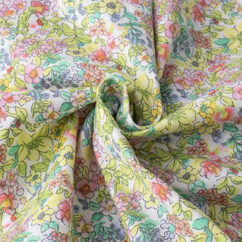 Floral Dress – Kevyt ja ilmava – Tyttöjen hihallinen mekko