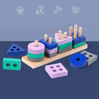 Thumbnail for Woods™ – Hauskaa pinoamista – Geometriset pinoamispalikat