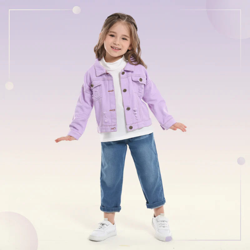 Candy Color -farkkutakki – Kevyt farkkutakki lapsille