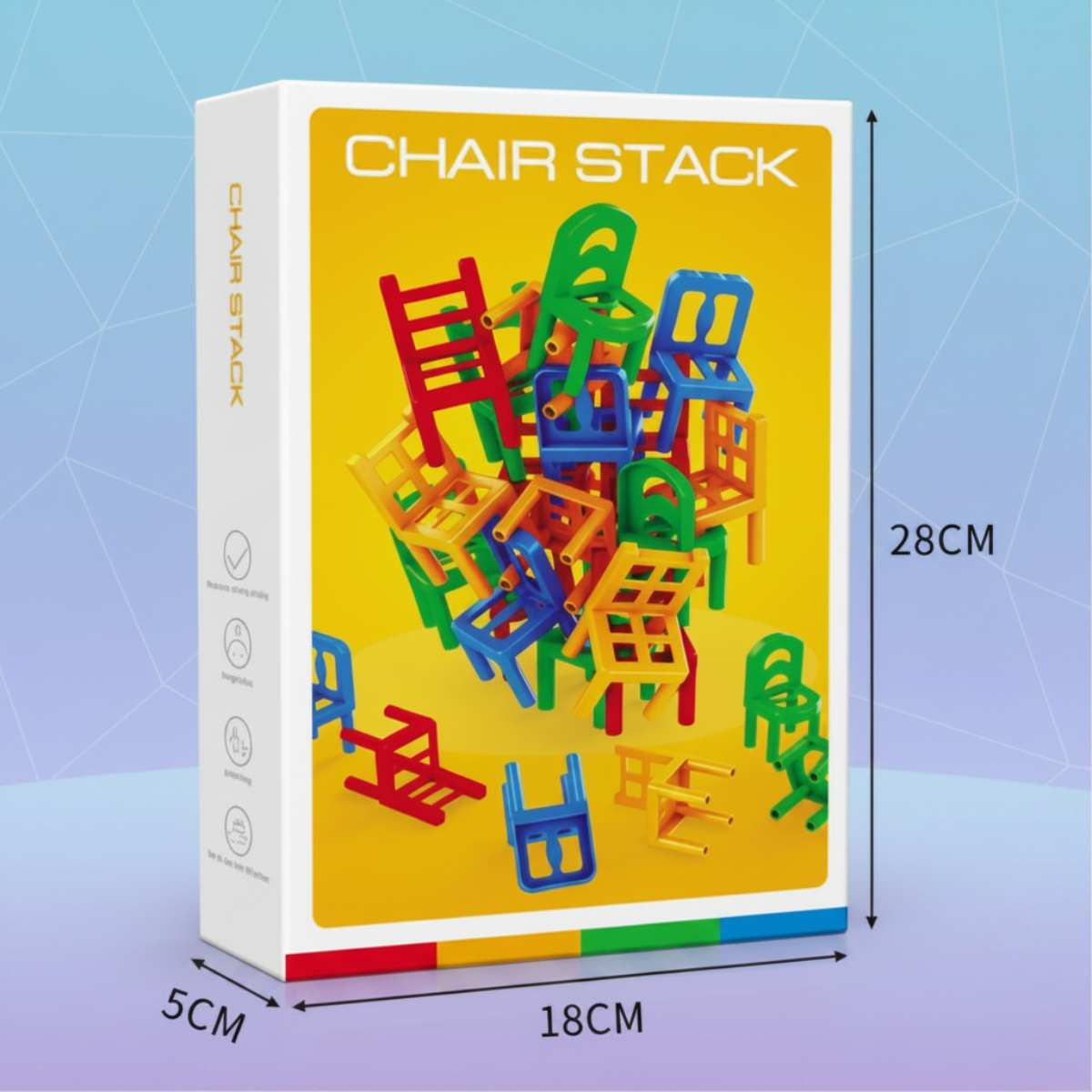Chair Stack™ - Vuorovaikutus & luovuus - Pinoamispeli