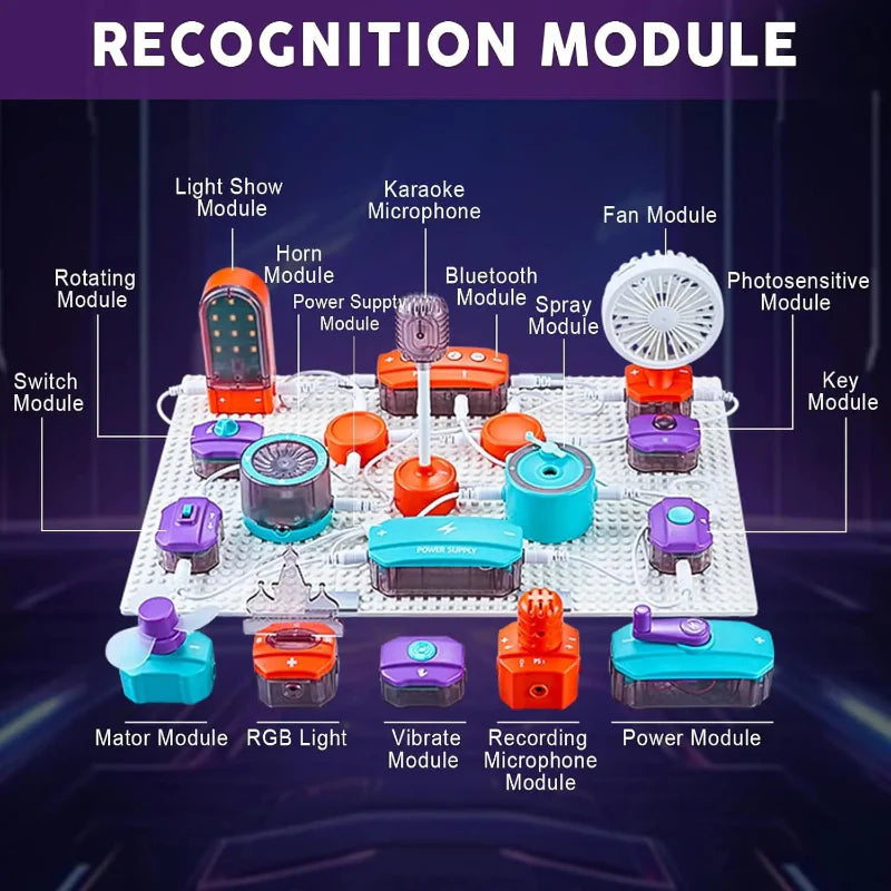STEM Electronic Building Kit – Opetuksellinen ja tekninen – Rata-kokeilusetti