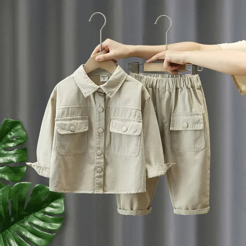 Mini Fashion™ - Pehmeä ja mukava - 2-osainen syksysetti
