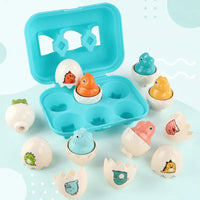 Thumbnail for Montessori 3D Eggs Puzzle – Hauskaa pääsiäiseksi – Munien lajittelupeli