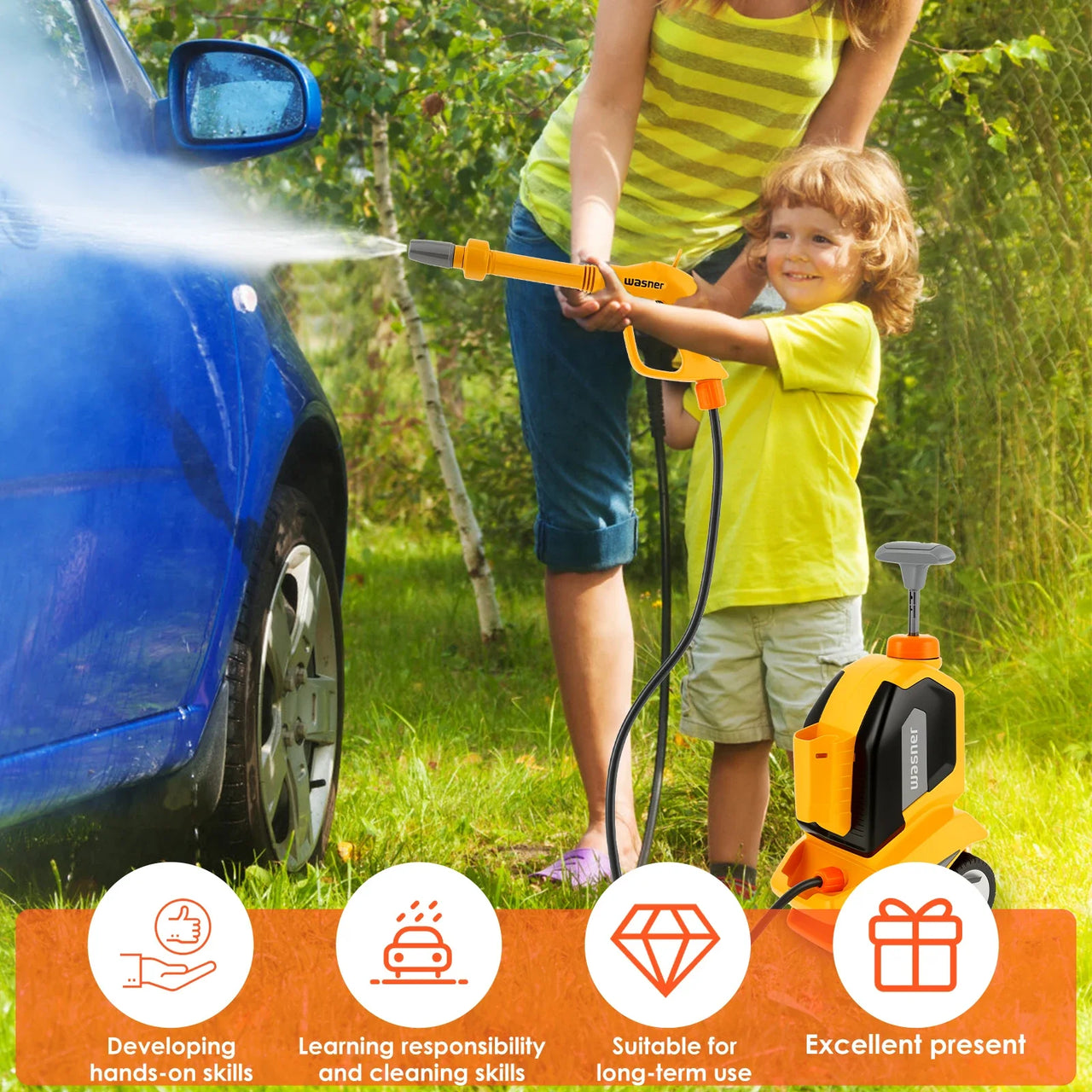 CarWash – Leikkisä ja hauska – Autonpesusetti lapsille