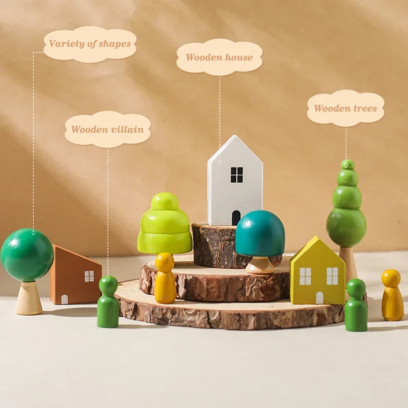 Wooden Forest Blocks – Luovuus ja kehitys – Puinen pinoamispalikkasarja