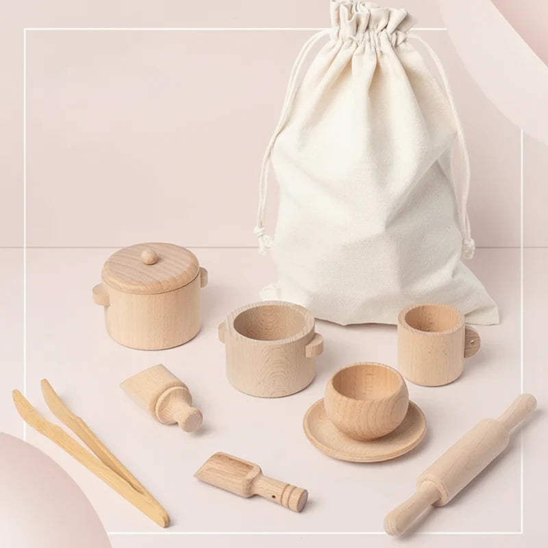 MiniMasterChef – Koulutus ja hauskuus – Puinen keittiöleikkisetti