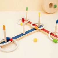 Thumbnail for Montessori Ring Toss Game – Aktiivinen ja opettavainen – renkaanheitto-peli