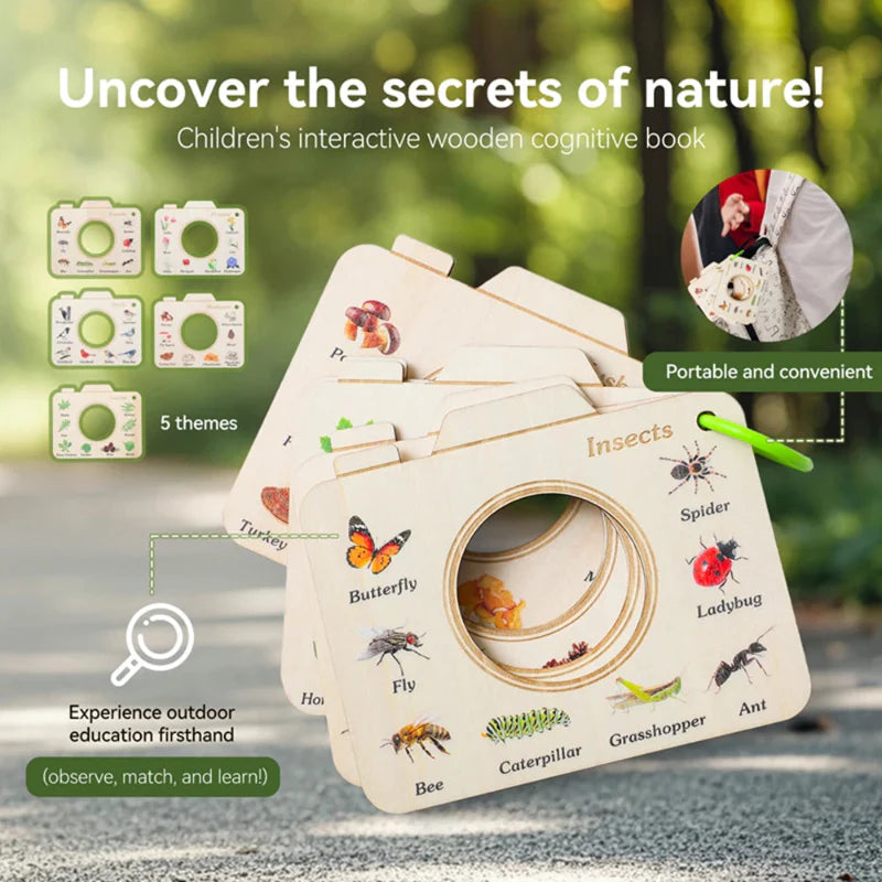 NatureBook – Luonnonlöytö – Koulutuspuinen katseluluukku