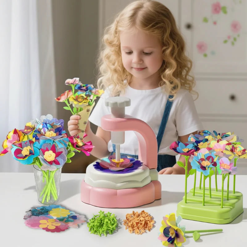 DIY Flower Bouquet Toy – Luova ja vuorovaikutteinen – Kukkien askartelusetti